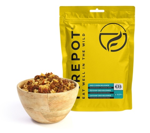 Orzo z sosem Bolognese Firepot REG, 460g/635 kcal
