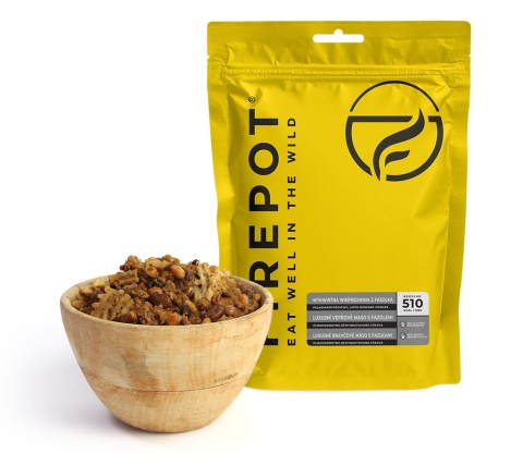 Wykwintna wieprzowina z fasolką Firepot XL, 700g/755 kcal