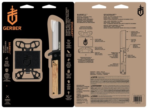Zestaw Gerber QUADRANT black +BARBILL Zestaw Gerber QUADRANT black +BARBILL