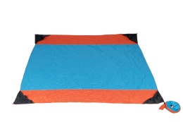 Beach Blanket Aqua / Orange