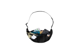Upcycled Sling Bag Black / Camo