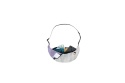 Upcycled Sling Bag Light Grey / Light Purple