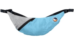 Upcycled Sling Bag Sky Blue / Frosty Grey