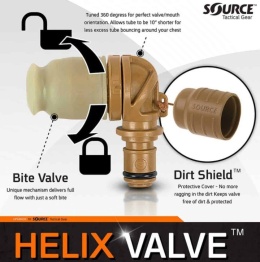 Ustnik Source Helix Valve coyote