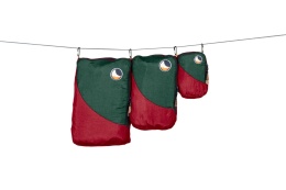 Zestaw Travel Cube Set burgundy/dark green (1xS, 1xM, 1xL)