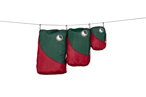 Zestaw Travel Cube Set burgundy/dark green (1xS, 1xM, 1xL) Zestaw Travel Cube Set burgundy/dark green (1xS, 1xM, 1xL)