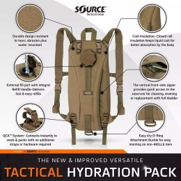 Zestaw hydracyjny Source Tactical 3L multicam